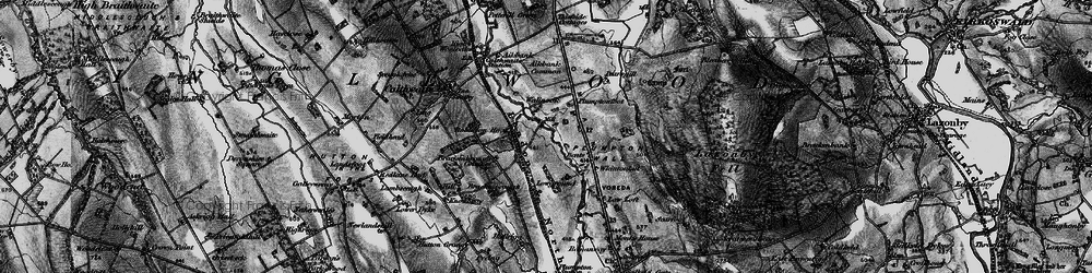 Old map of Aikbank Common in 1897
