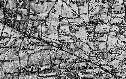 Old map of Plumpton Green in 1895