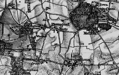 Old map of Plumstead in 1899