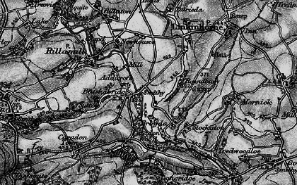 Old map of Browda in 1895