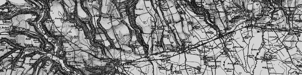 Old map of Pockley in 1898