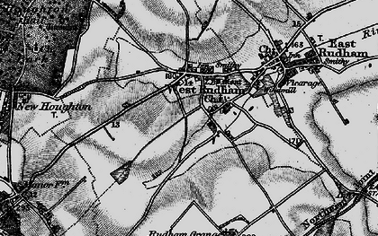 Old map of Pockthorpe in 1898