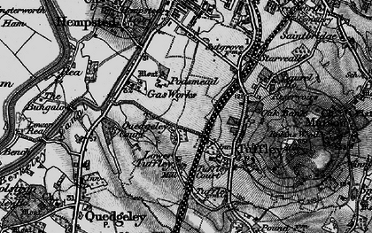Old map of Podsmead in 1896