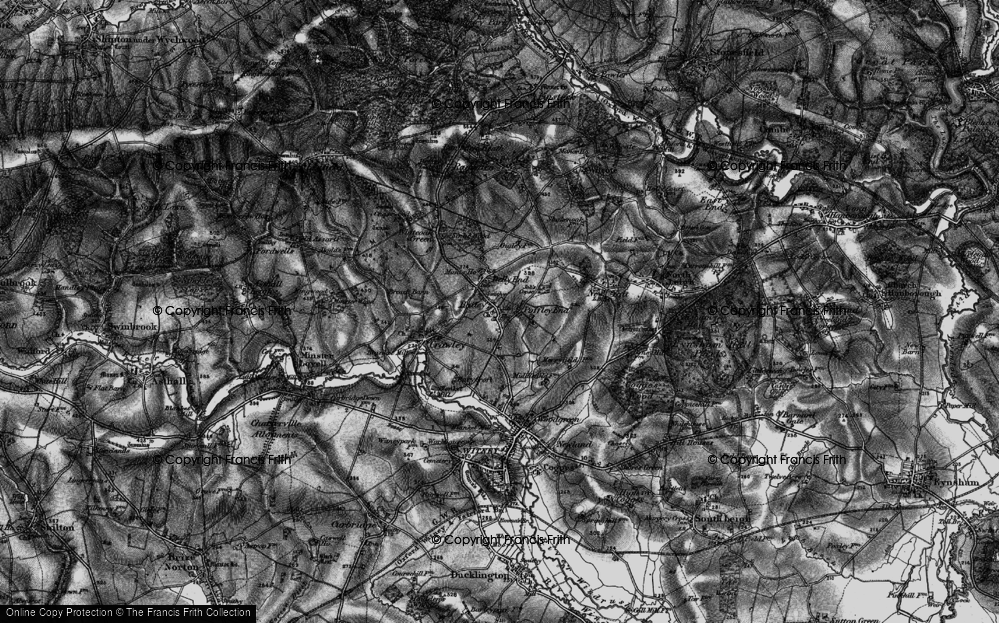 Old Map of Poffley End, 1895 in 1895