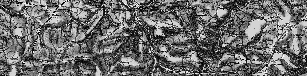 Old map of Polbrock in 1895