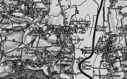 Old map of Pole Elm in 1898