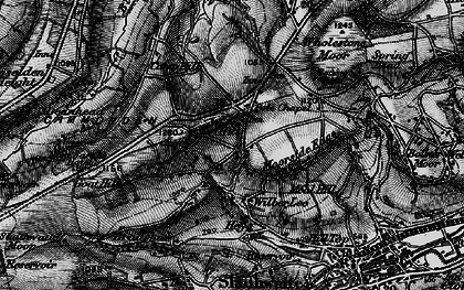 Old map of Pole Moor in 1896