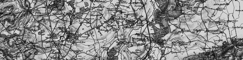 Old map of Pole's Hole in 1898