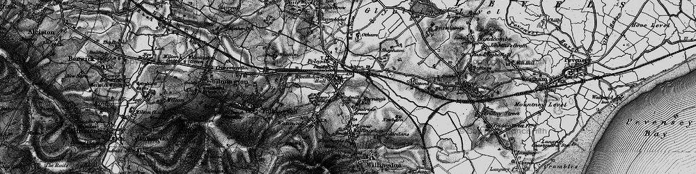 Old map of Polegate in 1895