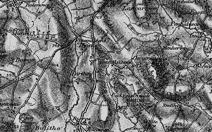 Old map of Polgear in 1896