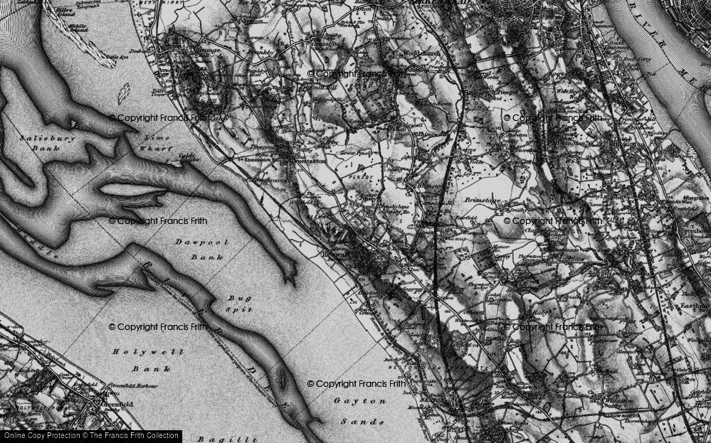 Old Map of Poll Hill, 1896 in 1896