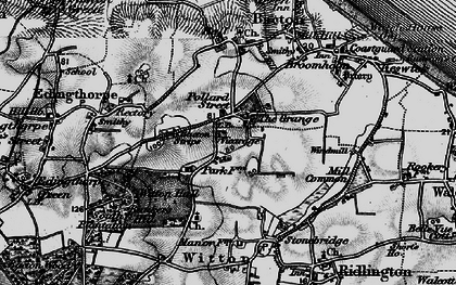 Old map of Pollard Street in 1898