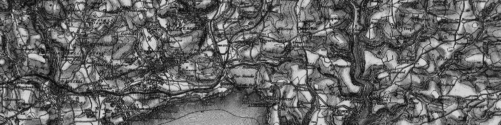 Old map of Polmear in 1895