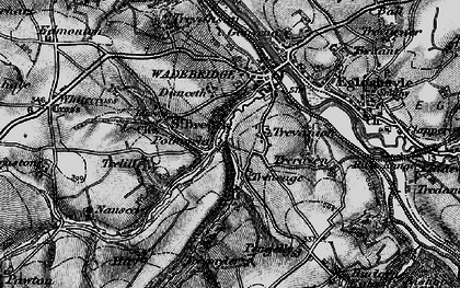 Old map of Polmorla in 1895
