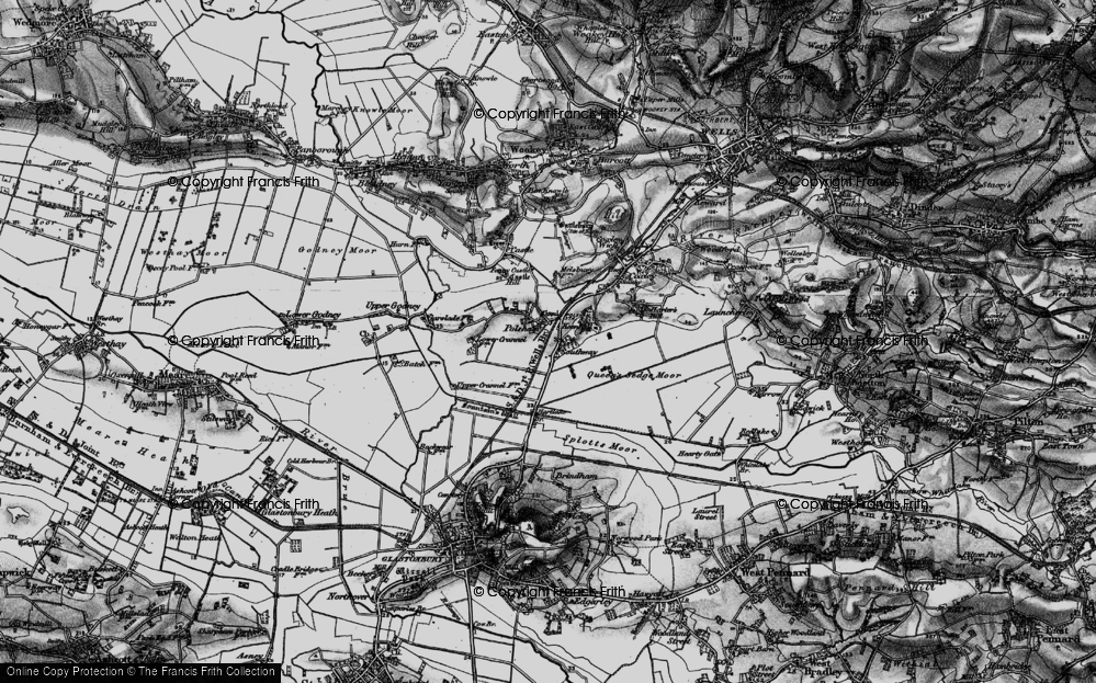 Old Map of Polsham, 1898 in 1898