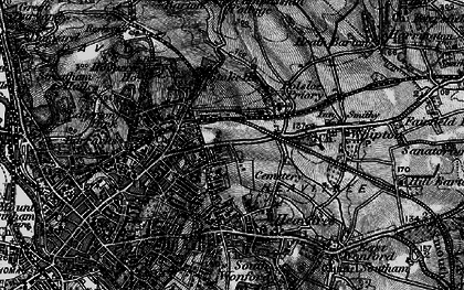 Old map of Polsloe in 1898