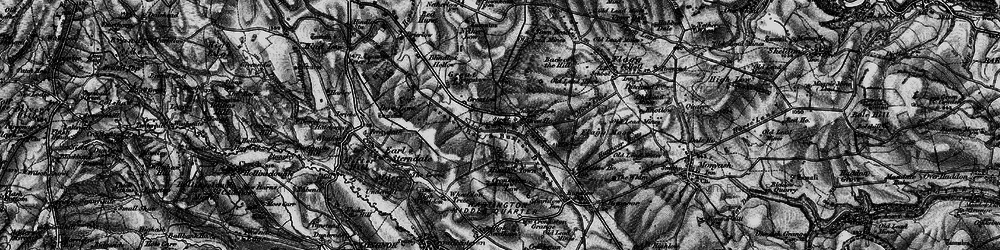 Old map of Pomeroy in 1896