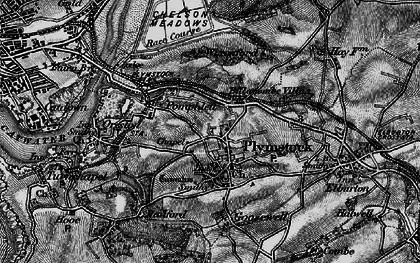 Old map of Pomphlett in 1897