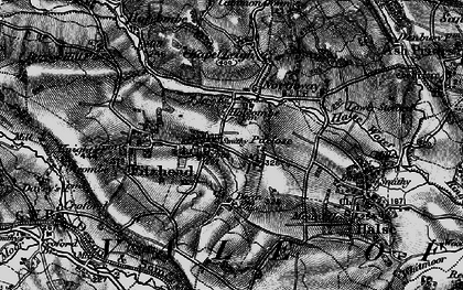 Old map of Pond Close in 1898
