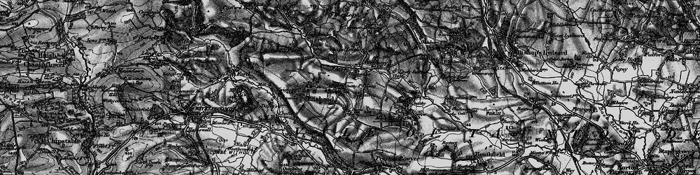 Old map of Pond Close in 1898