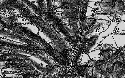 Old map of Pond Park in 1896