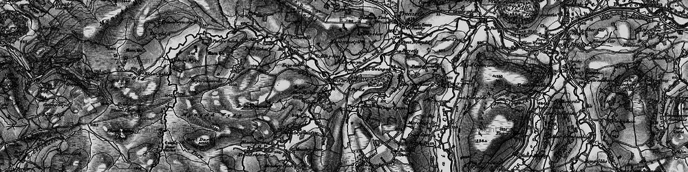 Old map of Pont ar Hydfer in 1898