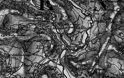 Old map of Ynys-gyfarch in 1898