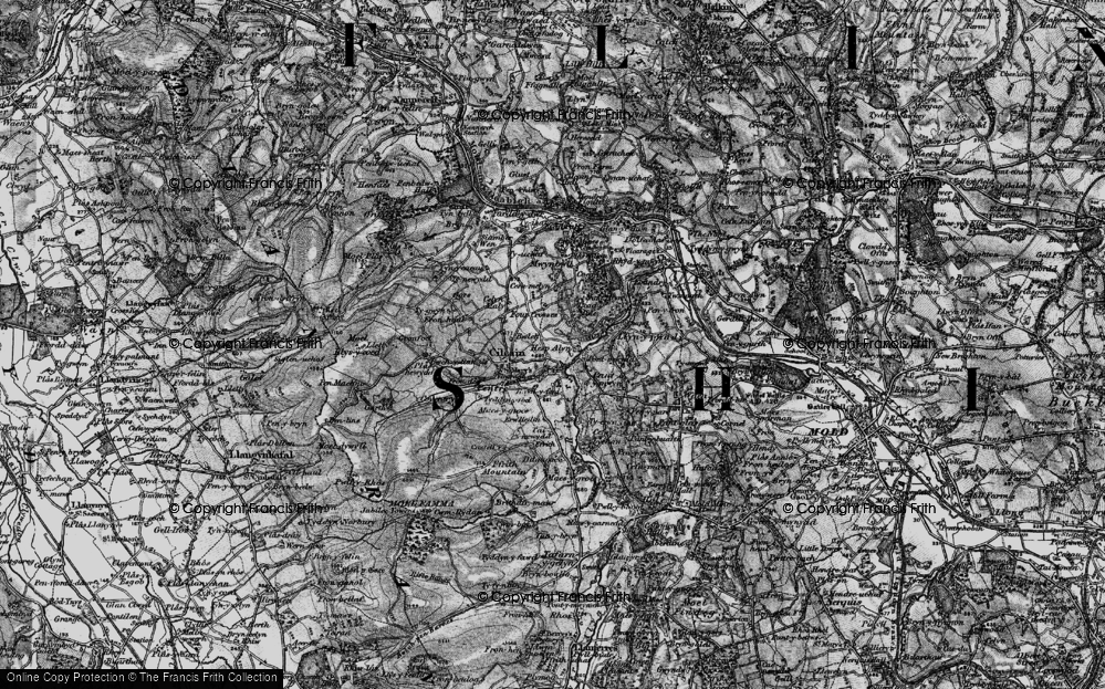 Old Map of Pont-newydd, 1897 in 1897