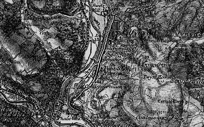 Old map of Pont Siôn Norton in 1897