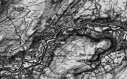 Old map of Afon Wybrnant in 1899
