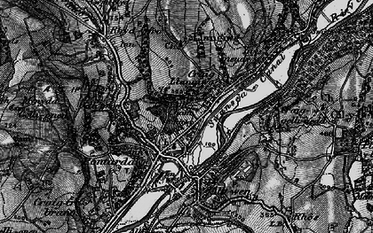 Old map of Pontardawe in 1898