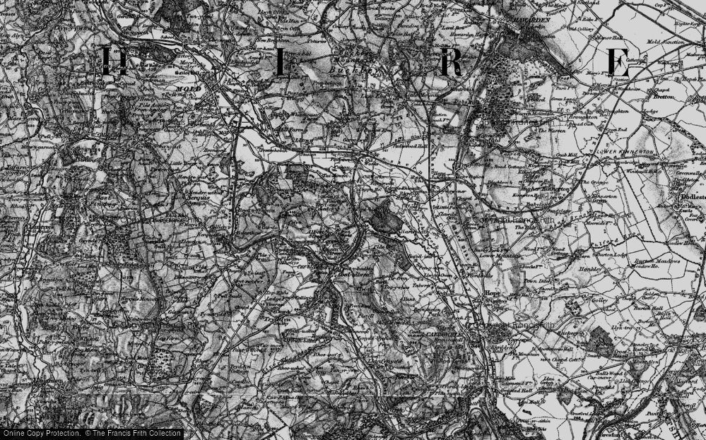 Old Map of Pontblyddyn, 1897 in 1897