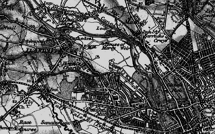Old map of Pontcanna in 1898
