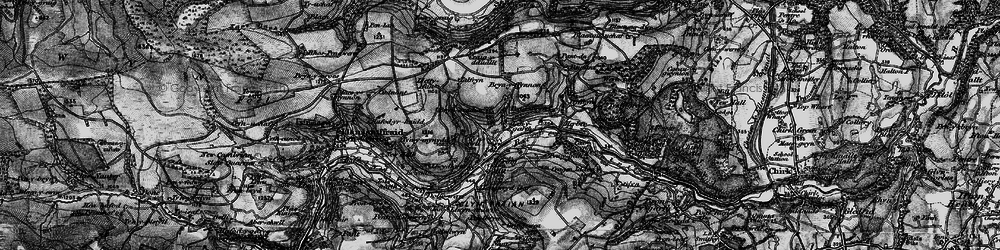 Old map of Brynarddyn in 1897