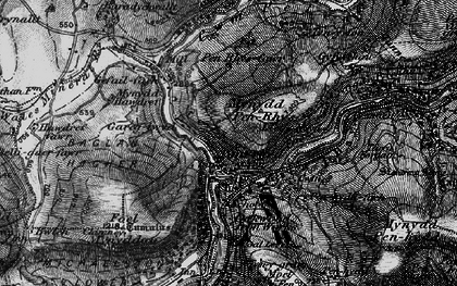 Old map of Pontrhydyfen in 1898