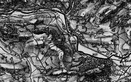 Old map of Pontrobert in 1897