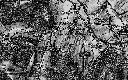 Old map of Ryeford in 1896