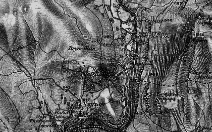 Old map of Brecon Mountain Rly in 1898