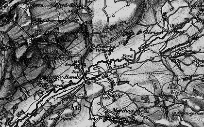 Old map of Pontyberem in 1896