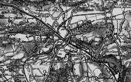 Old map of Pontyclun in 1897