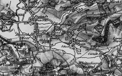 Old map of Pool Head in 1898