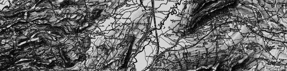 Old map of Pool Quay in 1897