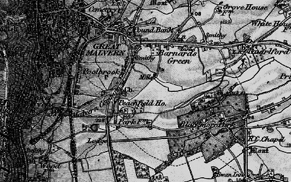 Old map of Poolbrook in 1898