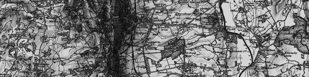 Old map of Poolbrook in 1898