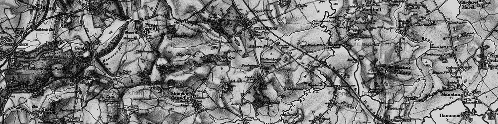 Old map of Poolestown in 1898