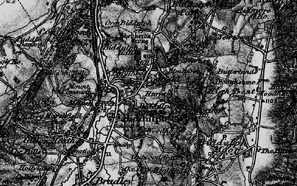 Old map of Poolfold in 1897
