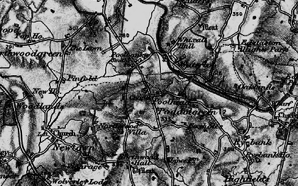 Old map of Poolhead in 1897