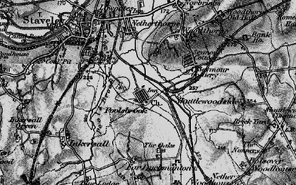 Old map of Poolsbrook in 1896
