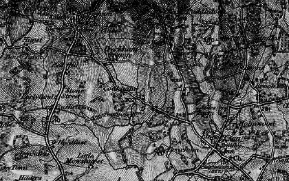 Old map of Pootings in 1895