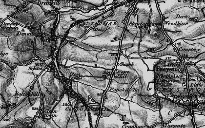 Old map of Pope Hill in 1898